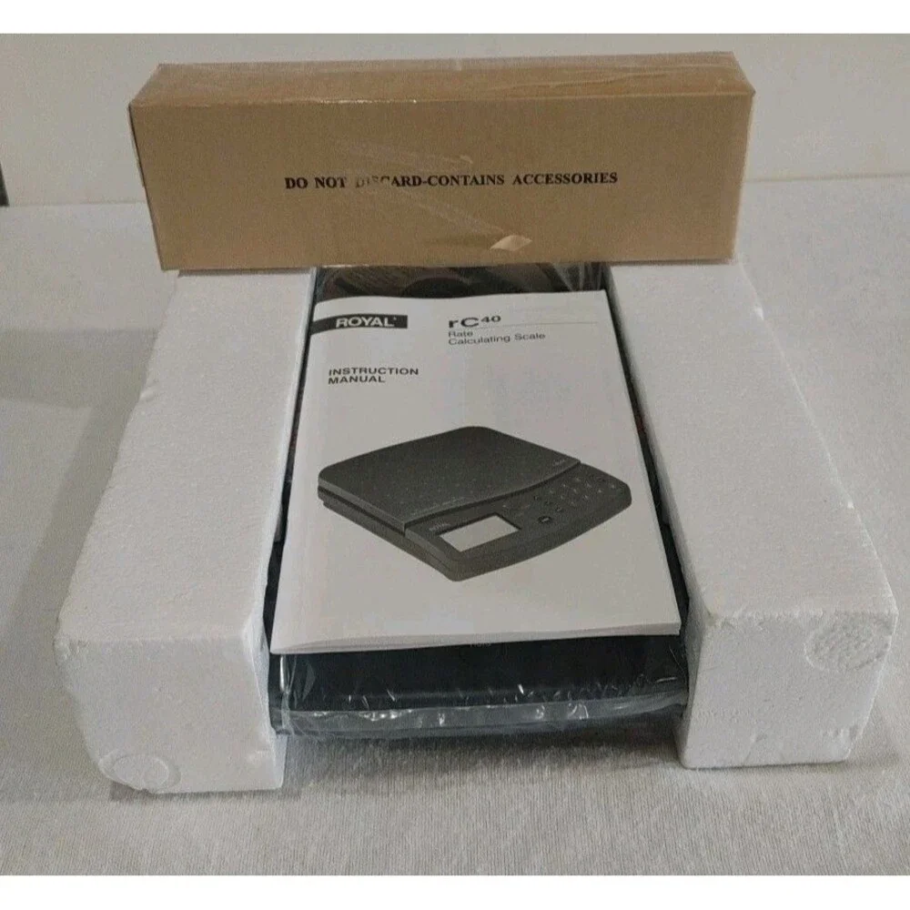 Royal RC40 40-Pound Rate Calculating Shipping Scale - Excellent  Open Box New